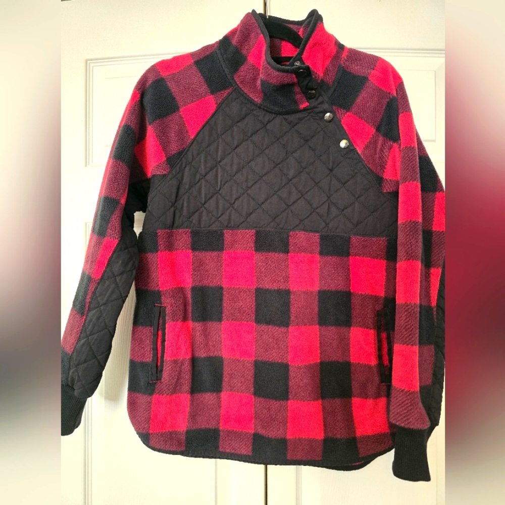 Abercrombie & Fitch Pullover Fleece Jacket Size Medium